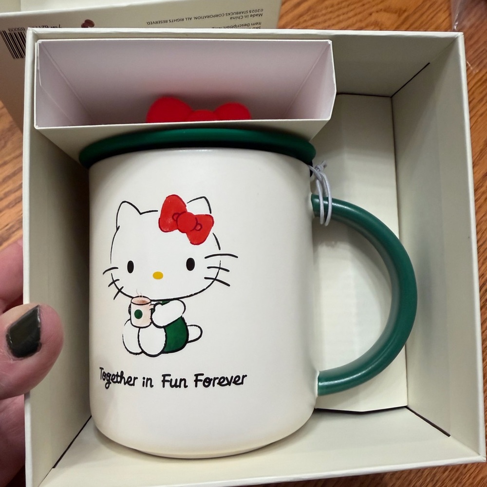 New Starbucks × Hello Kitty Ceramic Mug from the "Together in Fun Forever" 16oz